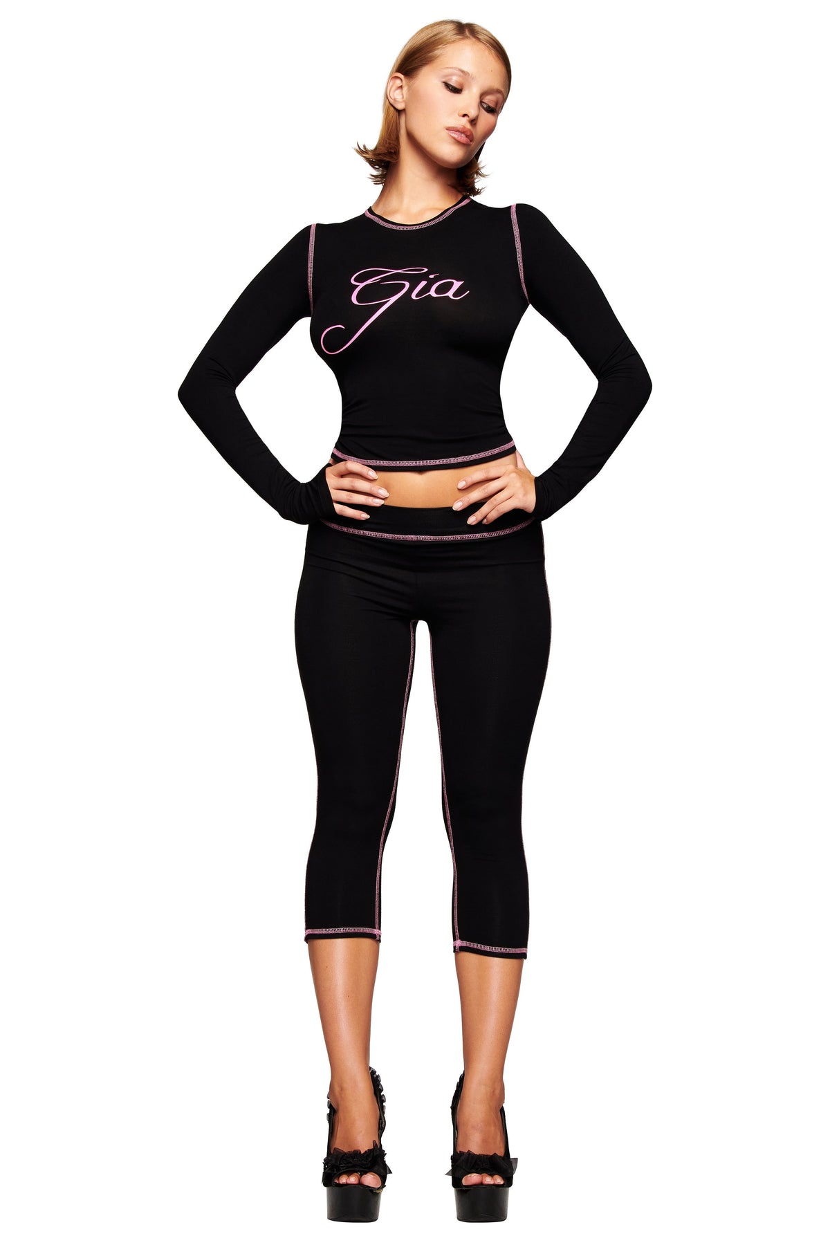 BLARE CAPRI - BLACK