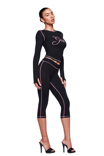 BLARE CAPRI - BLACK