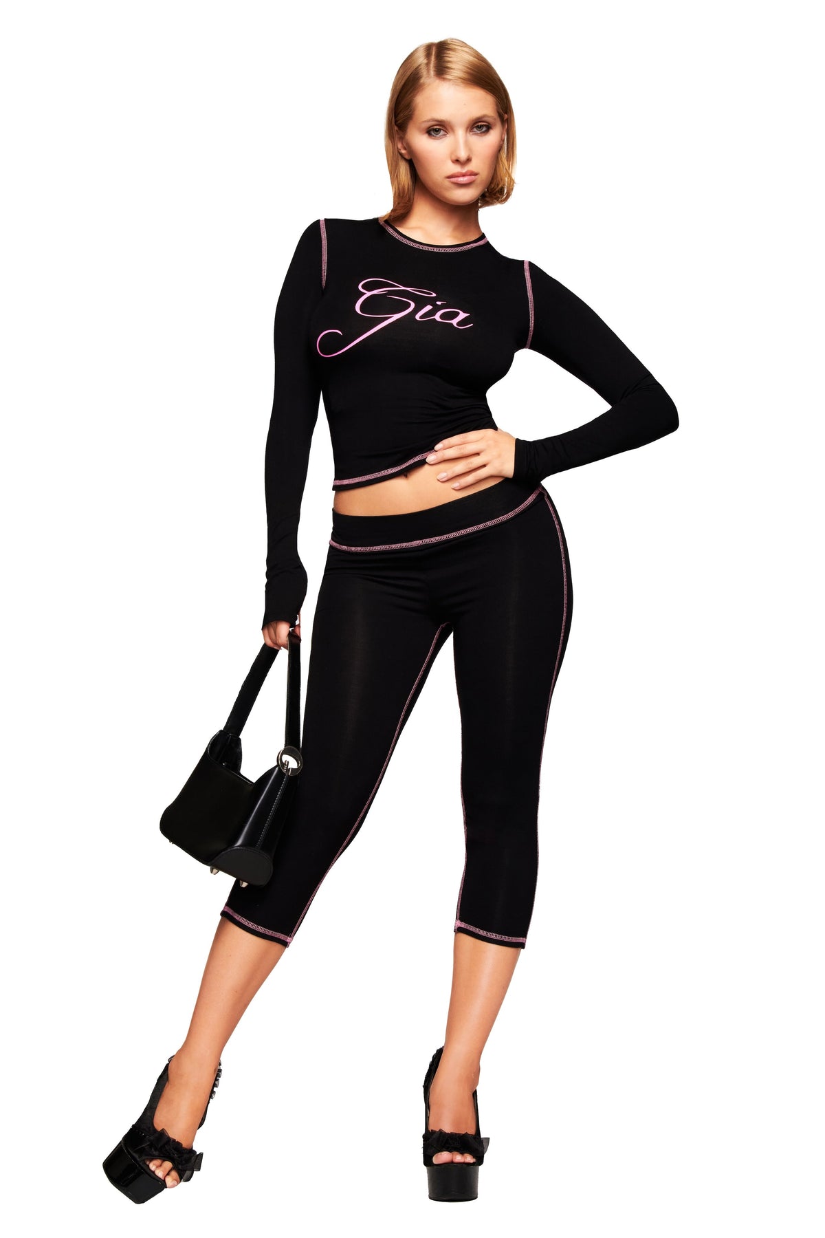 BLARE CAPRI - BLACK