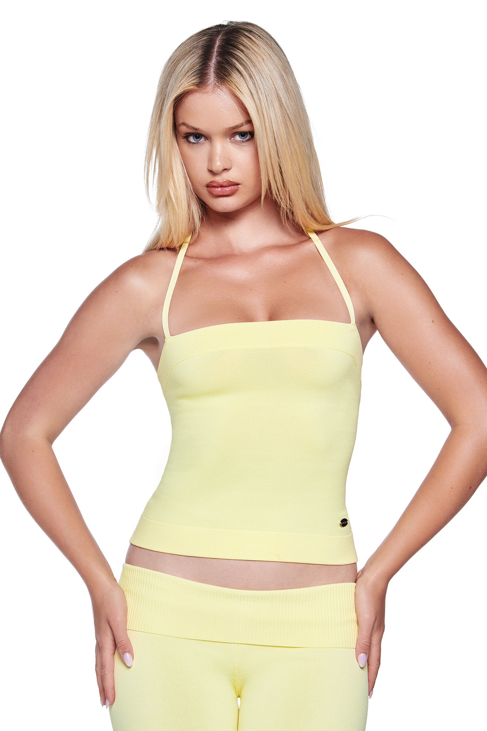 AUDRINA TOP - BABY YELLOW