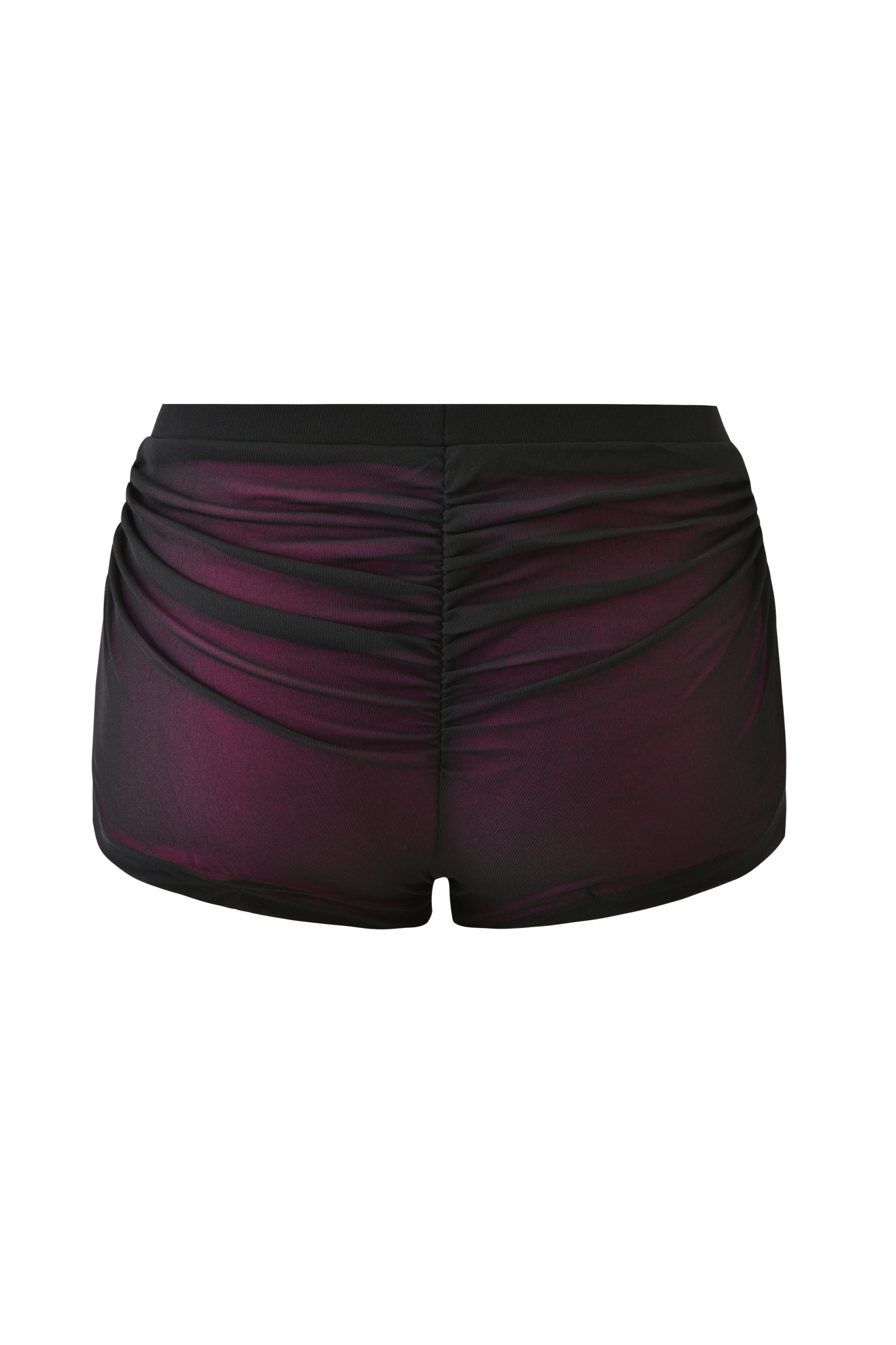 AVARIX HOSIERY LAYERED SHORT - PLUM