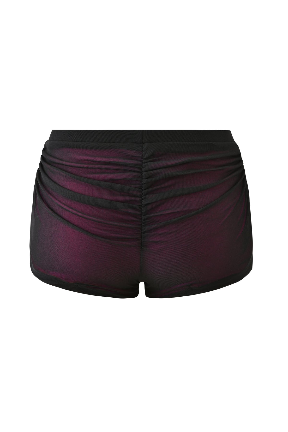 AVARIX HOSIERY LAYERED SHORT - PLUM