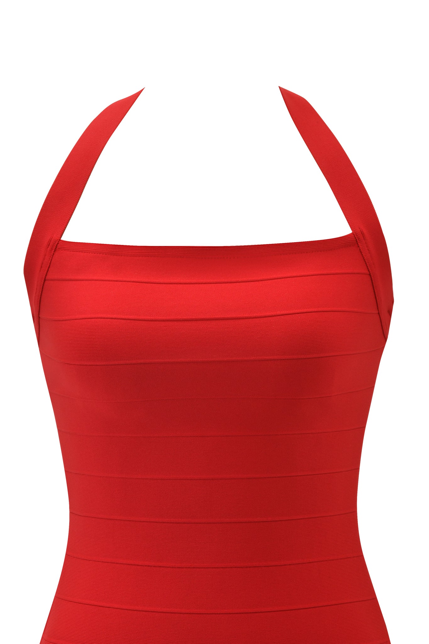 AIDEN BANDAGE MINI DRESS - RED