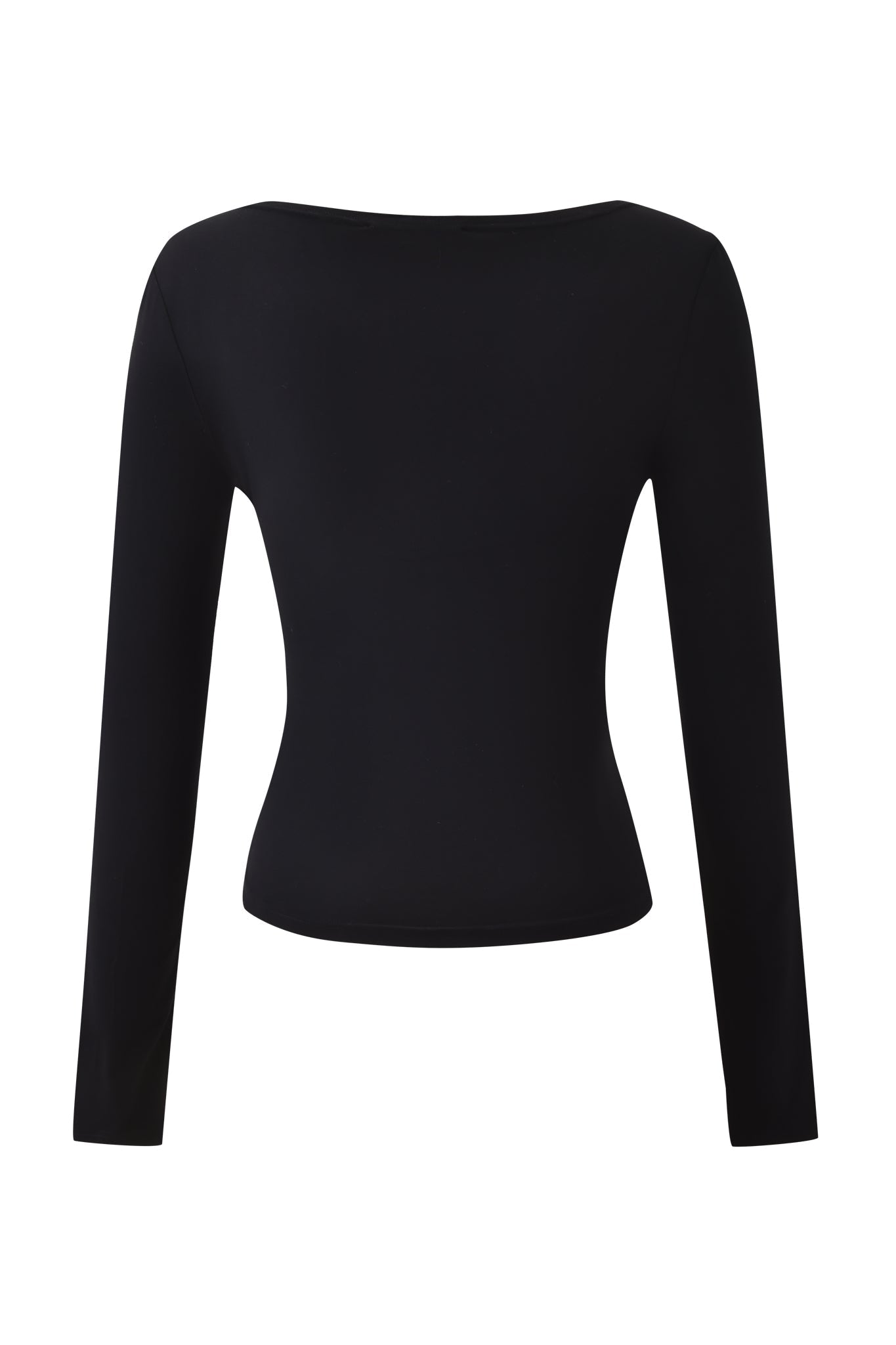 ASHA LONG SLEEVE TOP - BLACK
