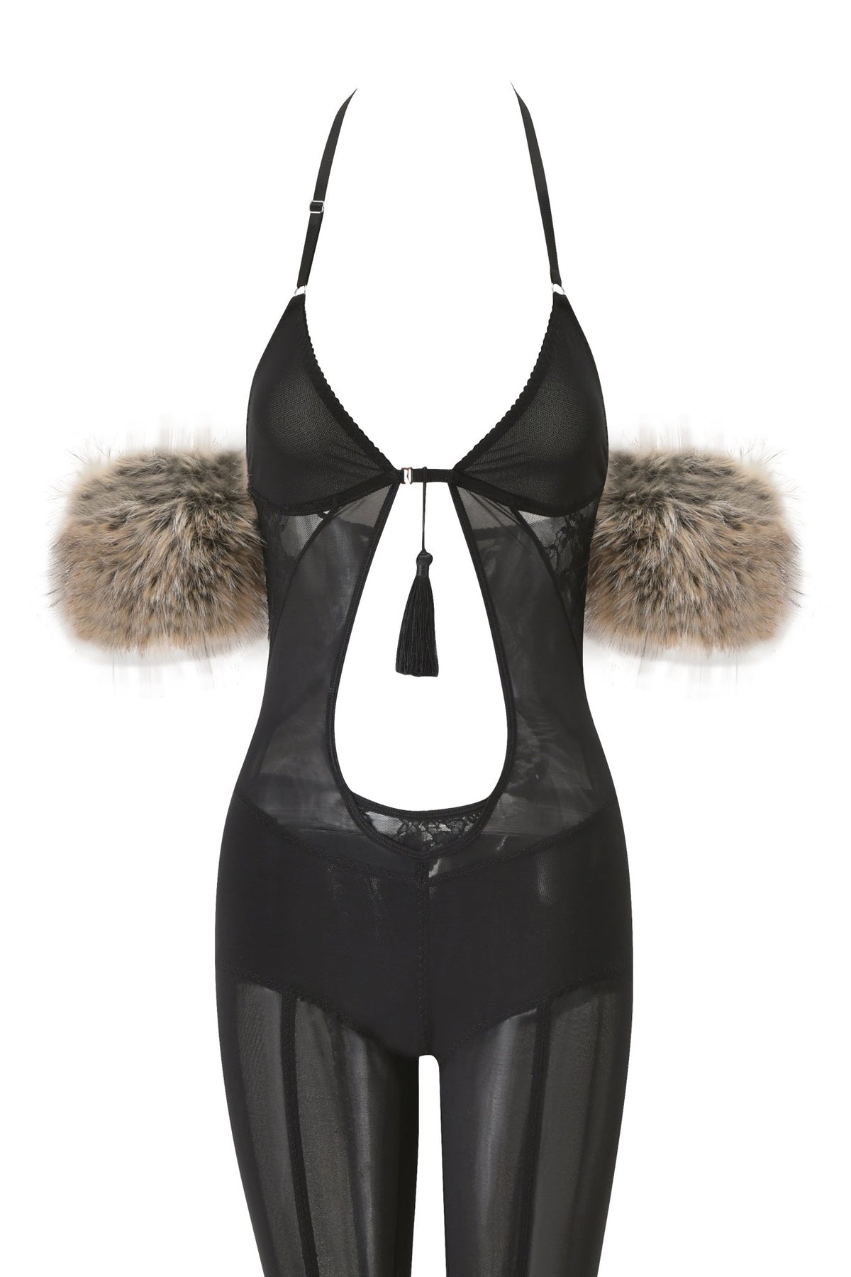 AZARI CATSUIT - BLACK