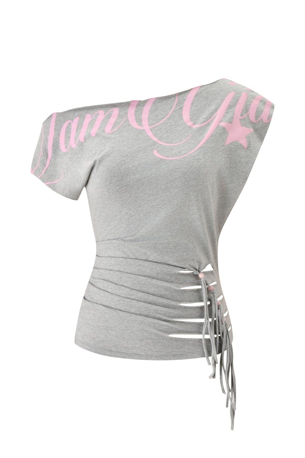 BEX OFF SHOULDER TOP - GREY