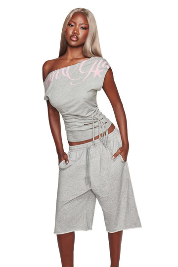 BEX TERRY SHORT - GREY