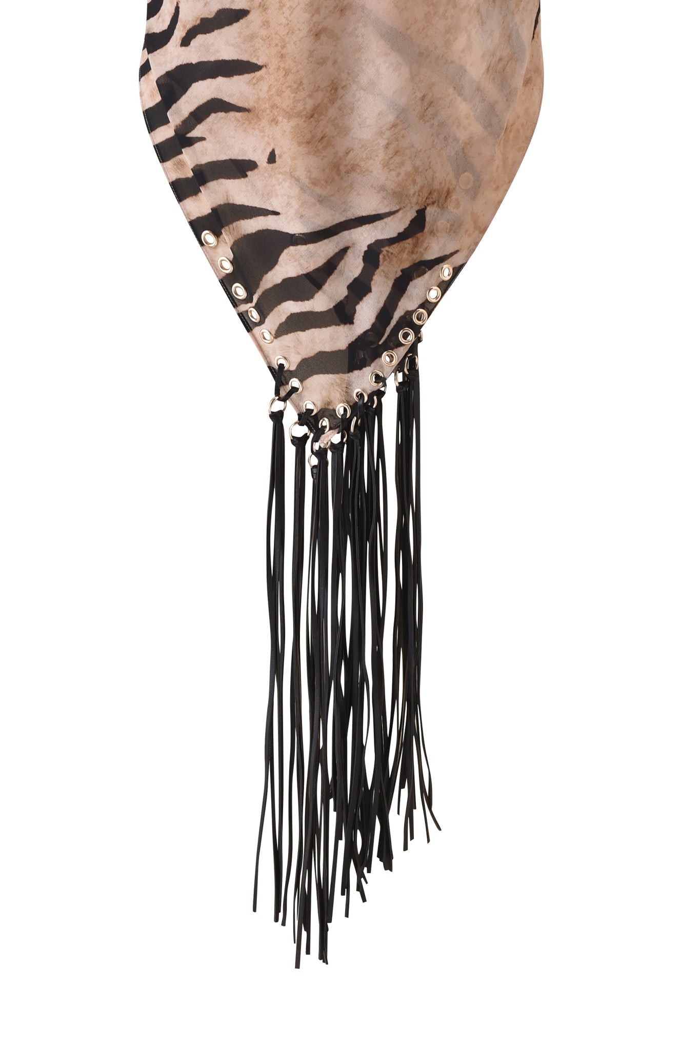 ALLUNA MULTI-WEAR TASSEL SCARF - WILD SIDE