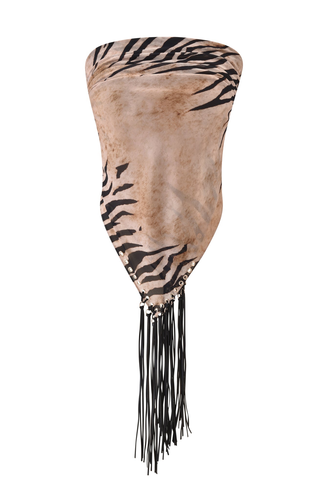 ALLUNA MULTI-WEAR TASSEL SCARF - WILD SIDE