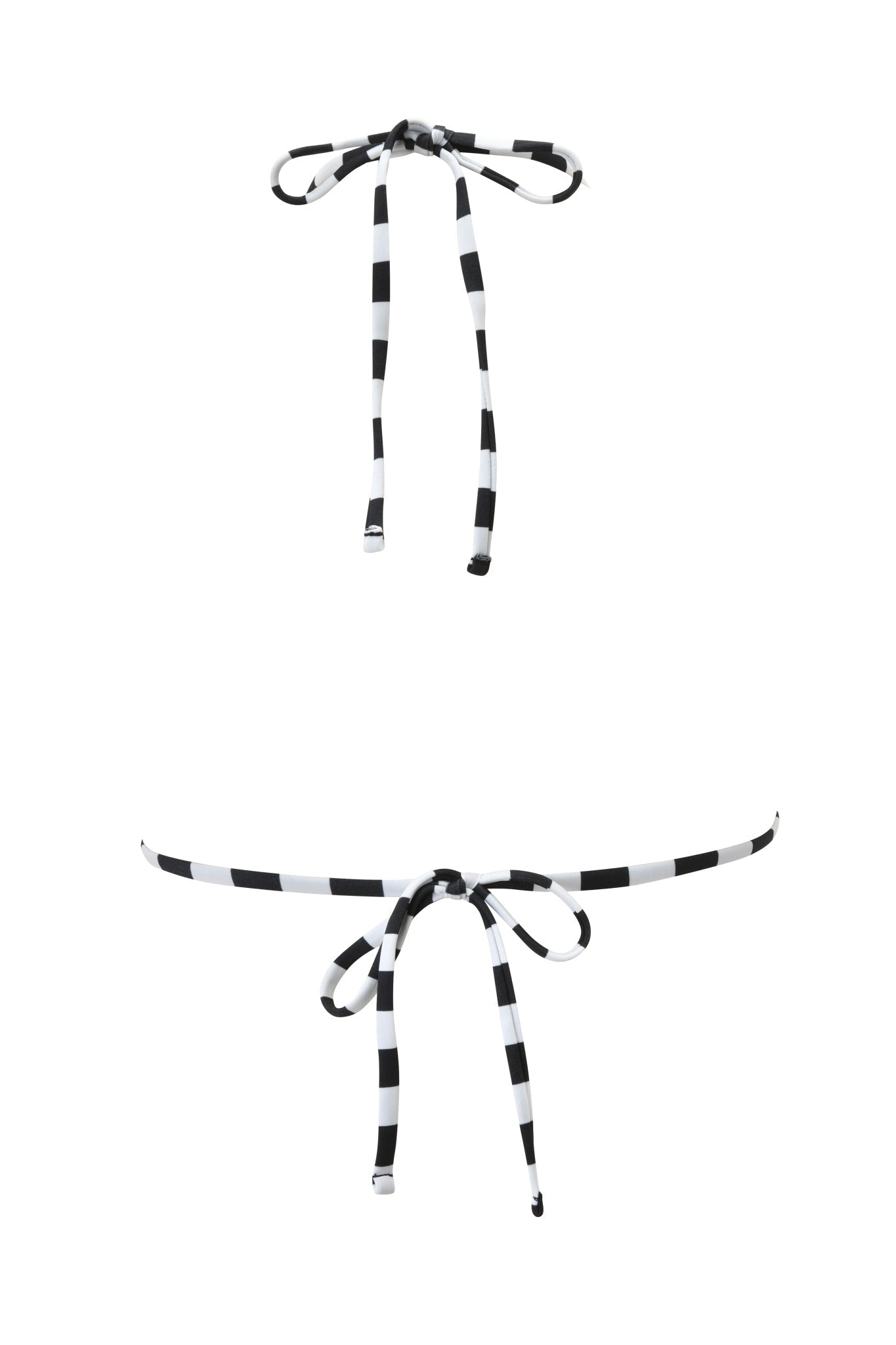 AURETTE REVERSIBLE BIKINI TOP - JAILBIRD STRIPE