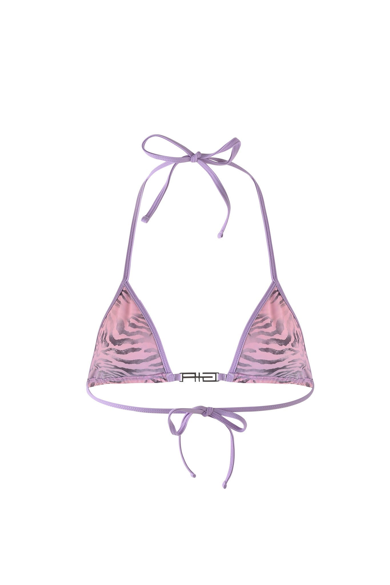AVA BIKINI TOP - PURPLE : ZEBRA