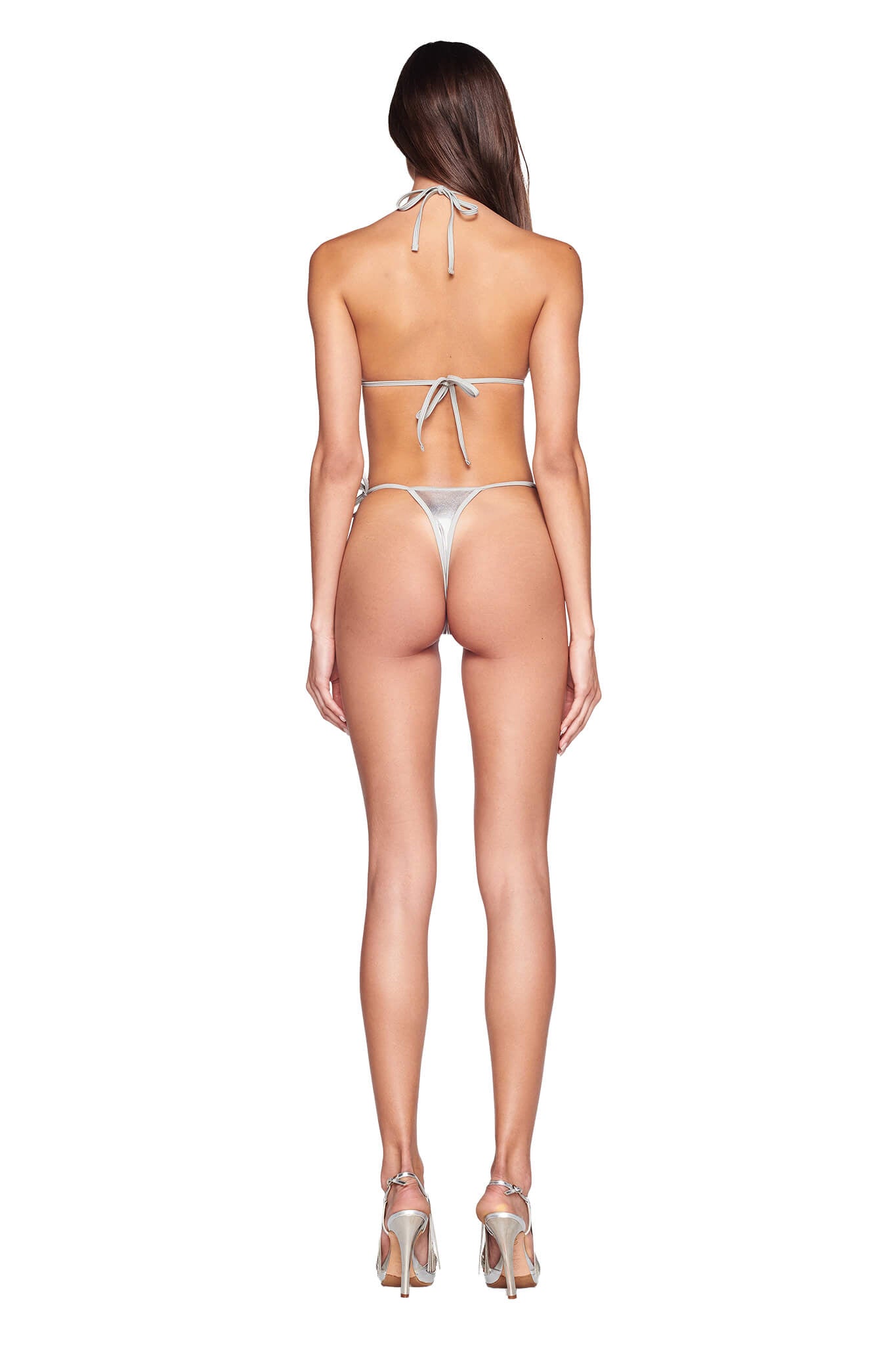 ALOHI BIKINI BOTTOM - GREY : SILVER