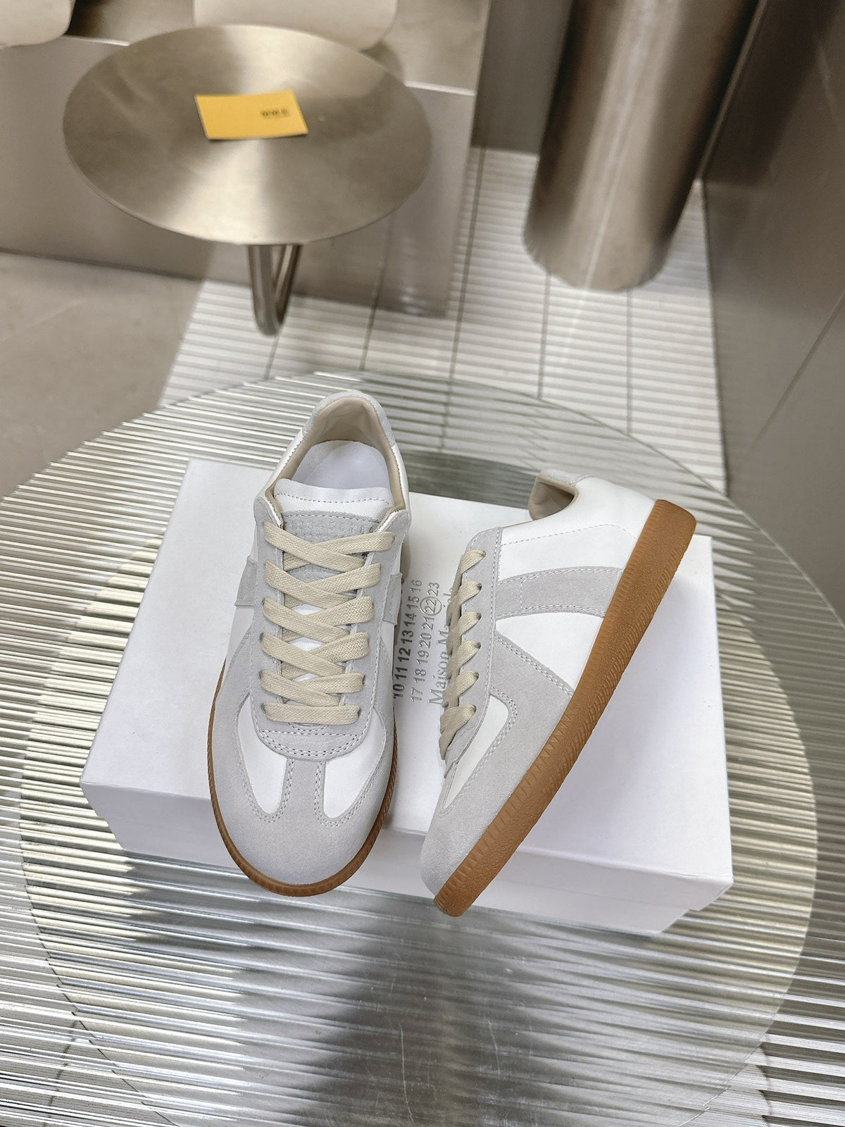 Maison Margiela Sneaker Grey White Suede