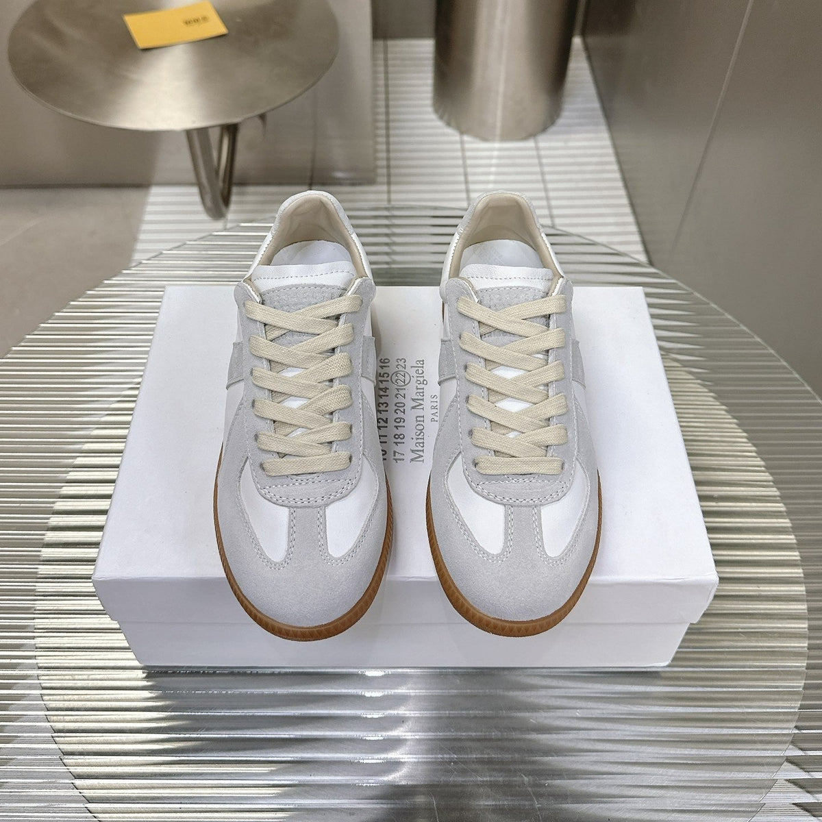 Maison Margiela Sneaker Grey White Suede