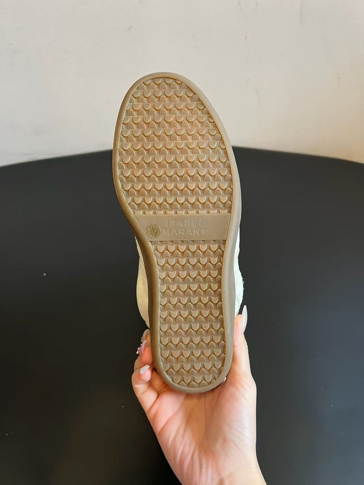 Isabel Marant Bekett High-Top Sneakers Ecru Suede