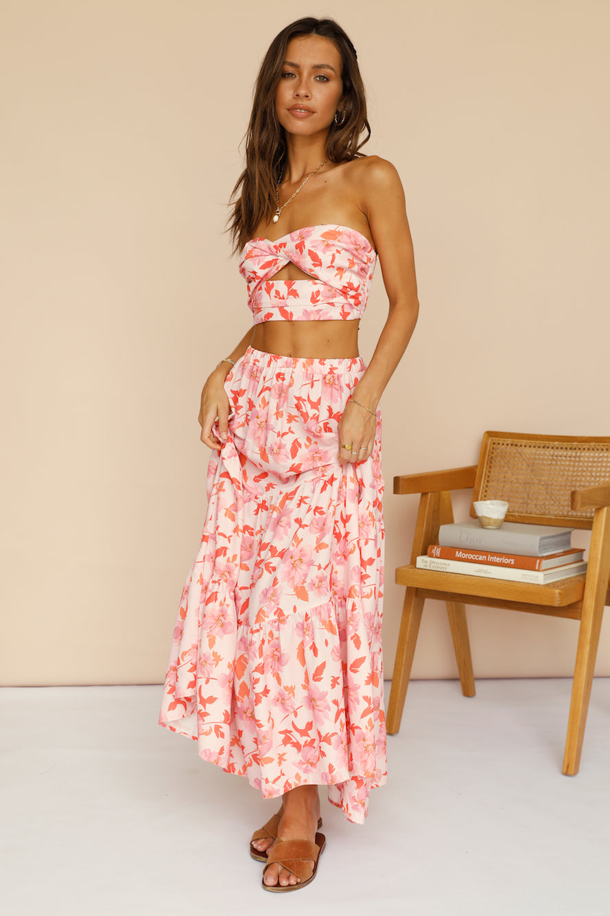 Secret Message Maxi Skirt