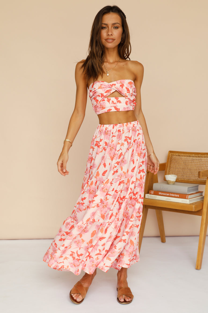 Secret Message Maxi Skirt