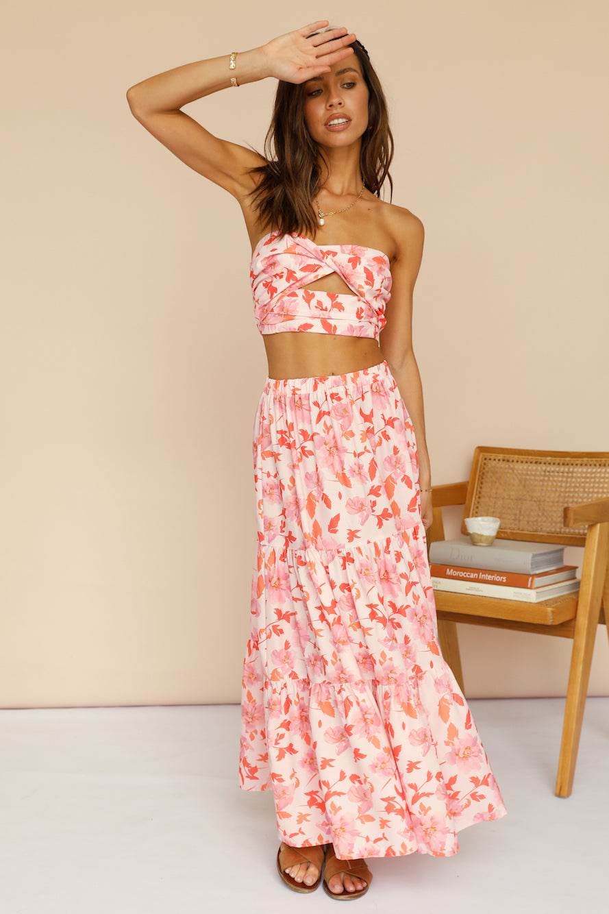 Secret Message Maxi Skirt