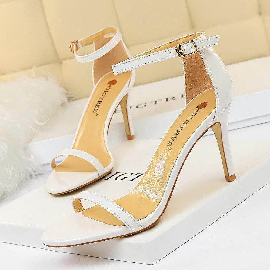 Ankle Strap Heels Stiletto heel Sandals Shoes 570982649397
