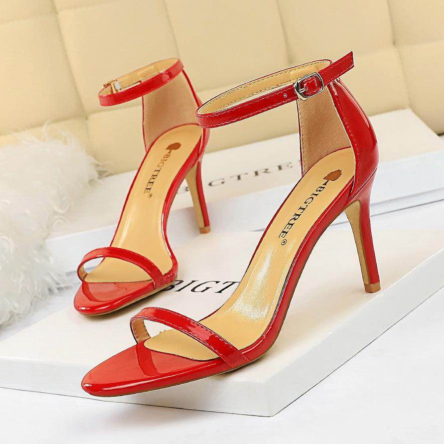 Ankle Strap Heels Stiletto heel Sandals Shoes 570982649397