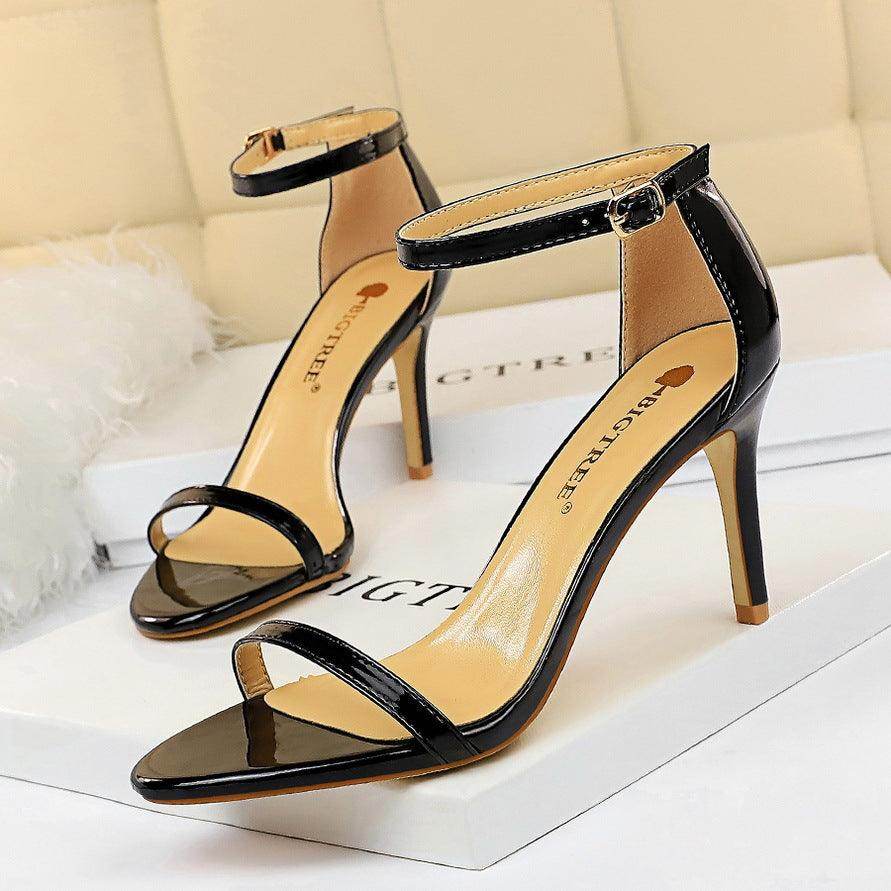 Ankle Strap Heels Stiletto heel Sandals Shoes 570982649397
