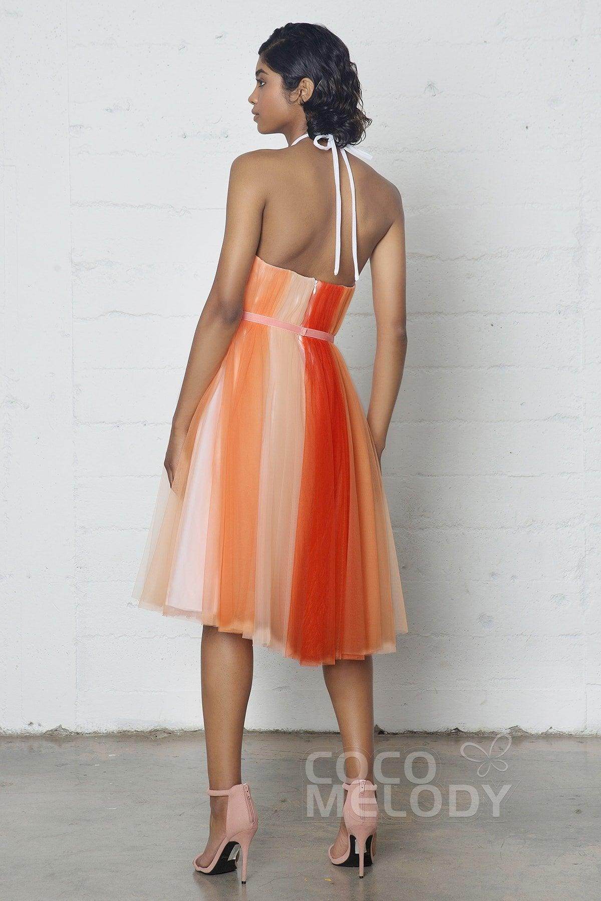 Sheath-Column Knee Length Tulle Dress PR17009