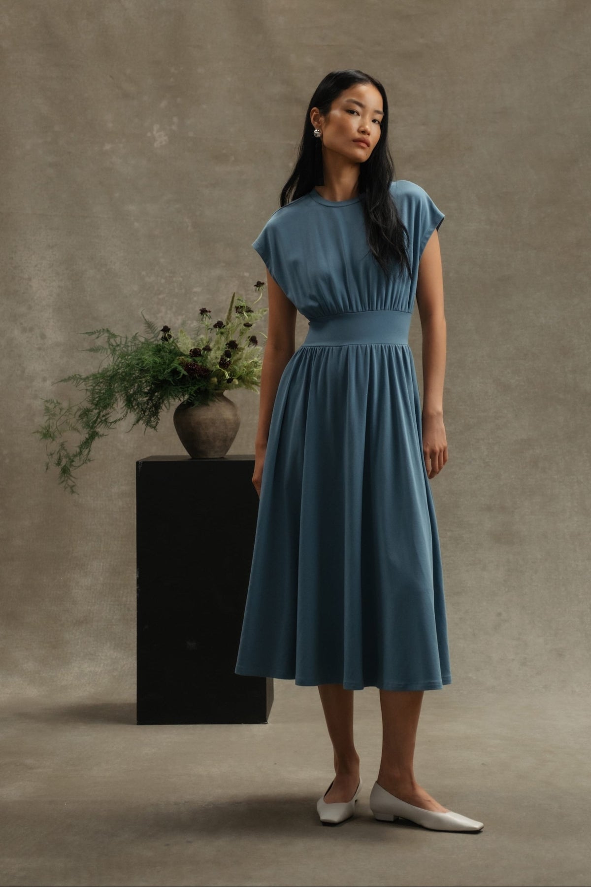 Prima Jersey Midi Dress