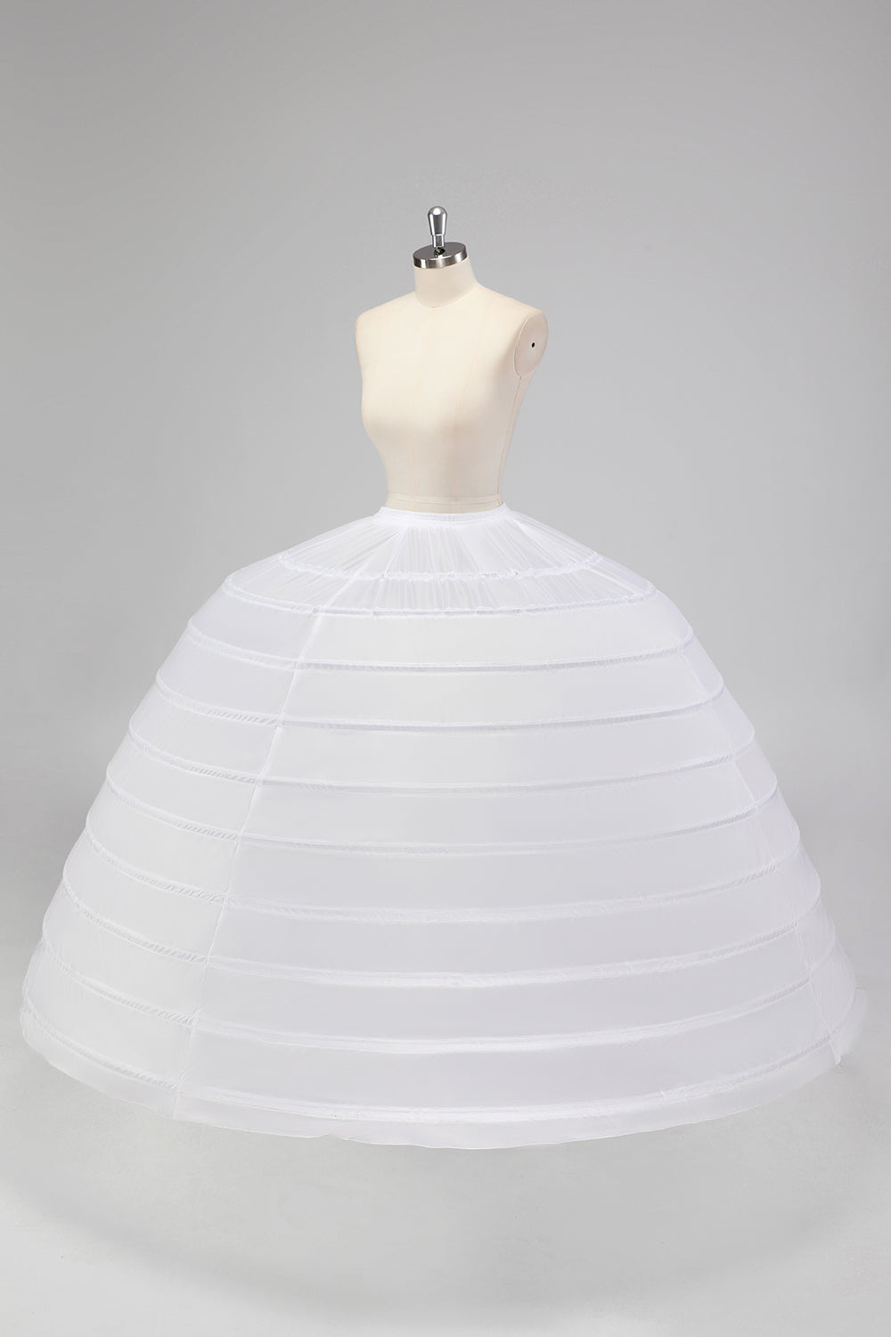 Women's 10 Hoop Floor Length Tulle Ball Gown Petticoat