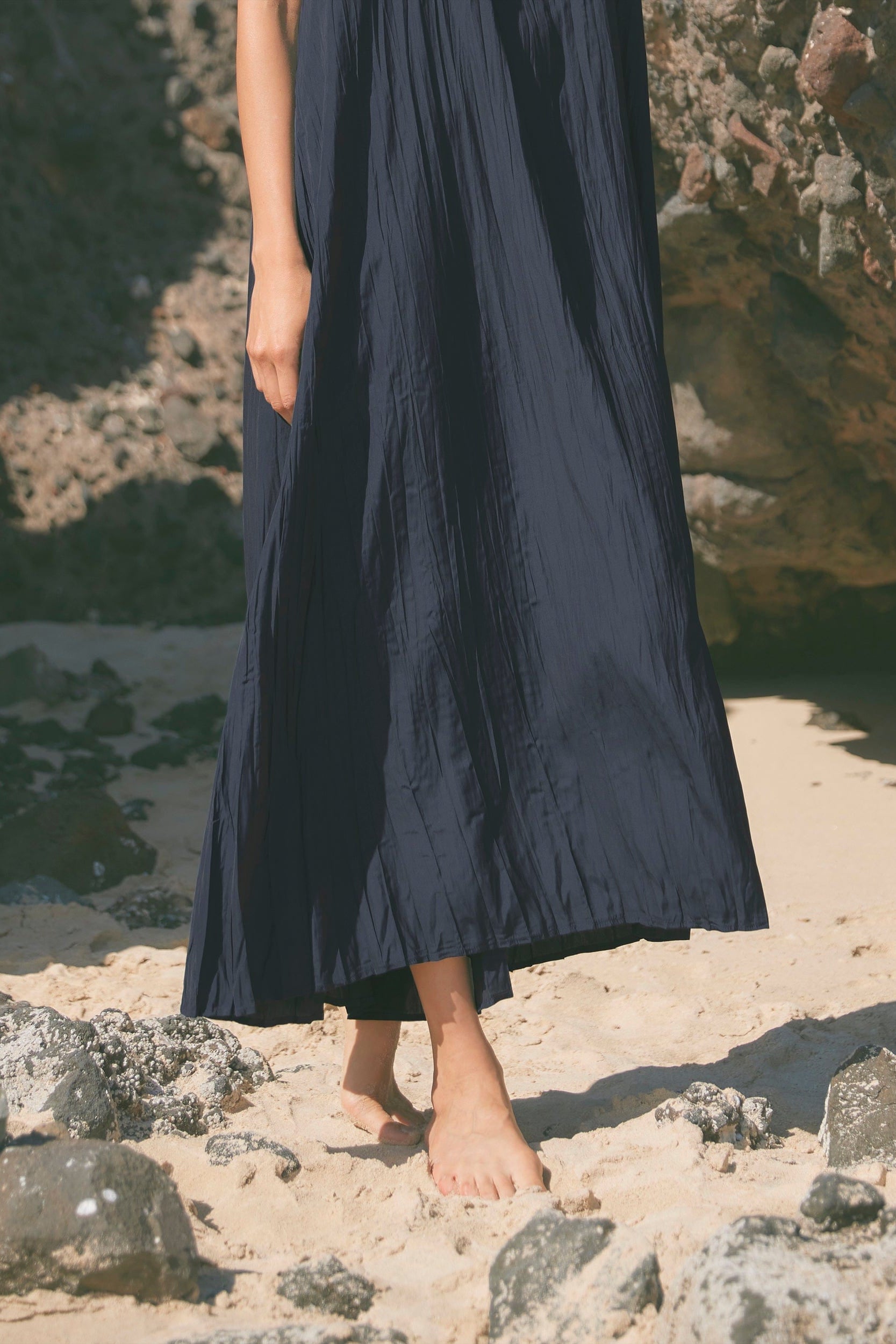 Solange Crinkled Maxi Dress