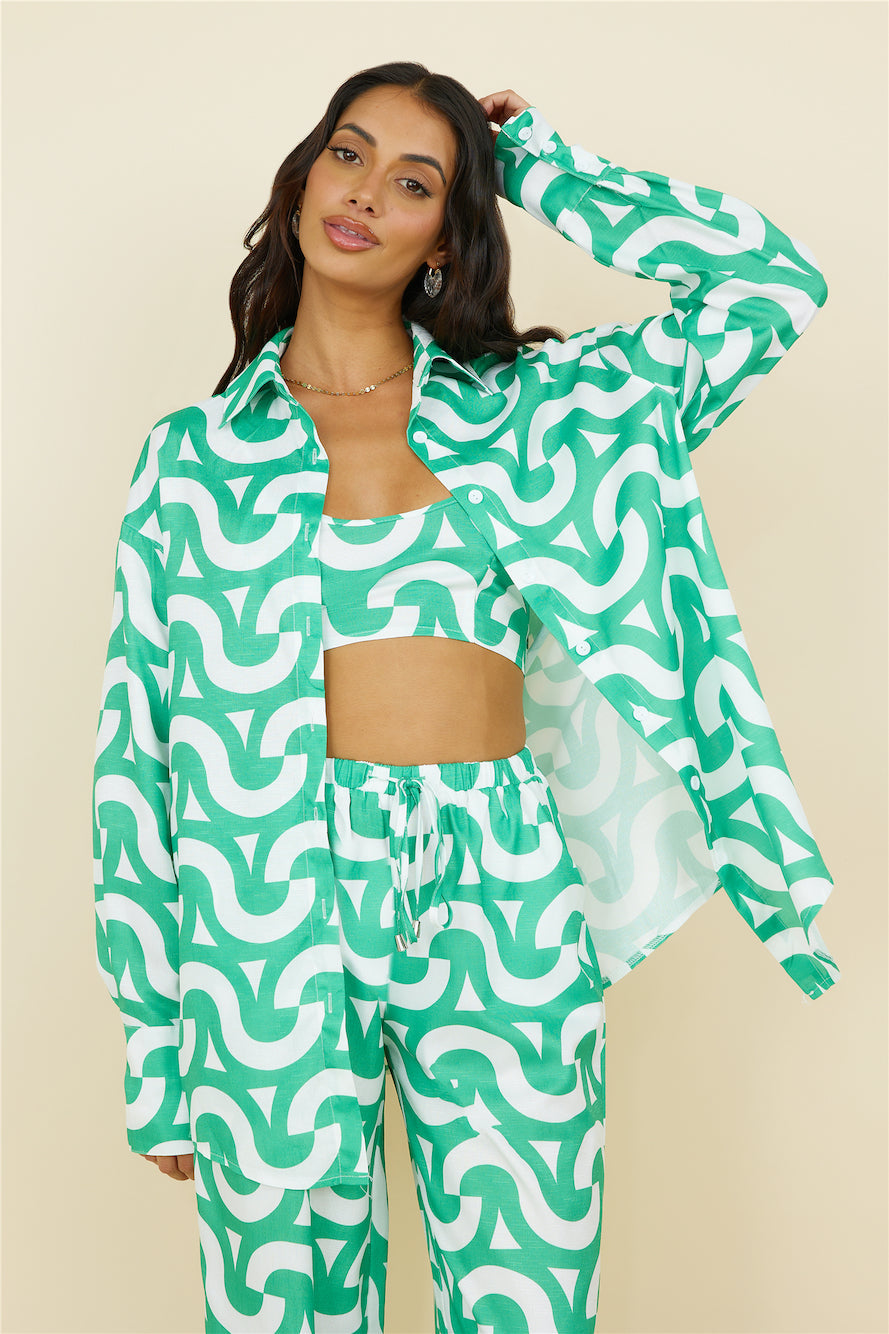 Enchanted Days Shirt Green