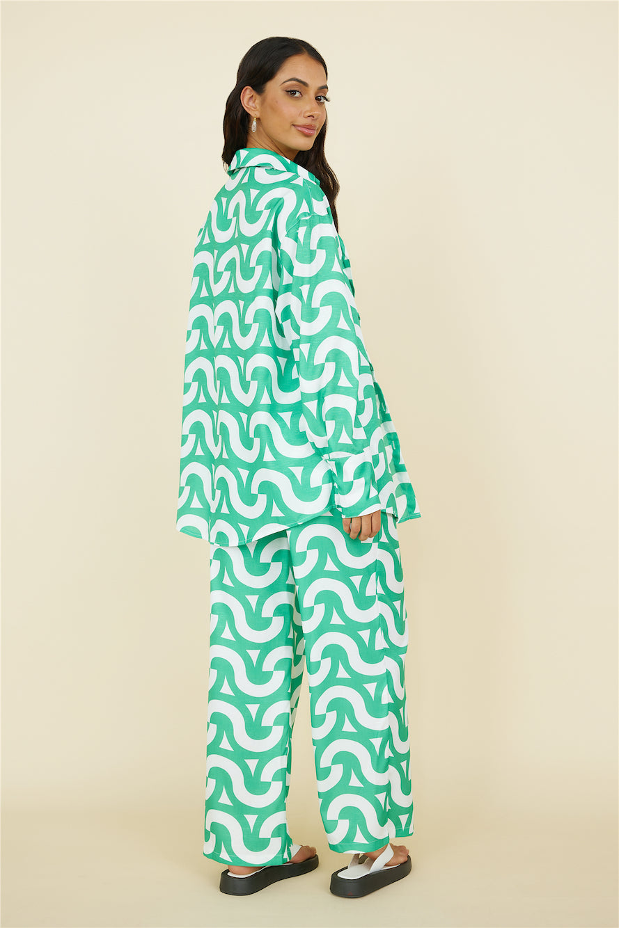 Enchanted Days Shirt Green
