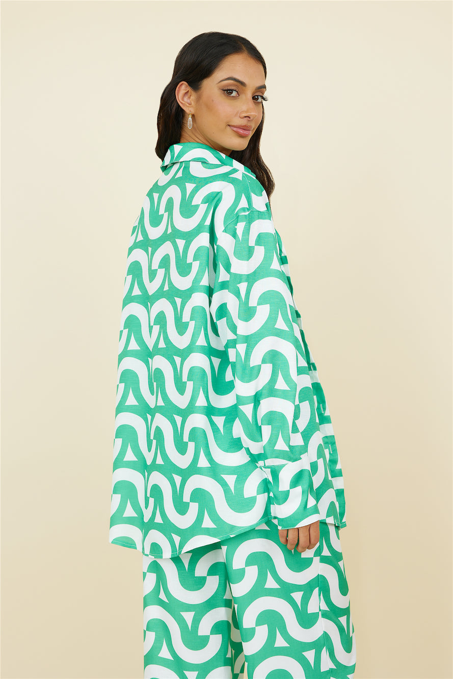 Enchanted Days Shirt Green