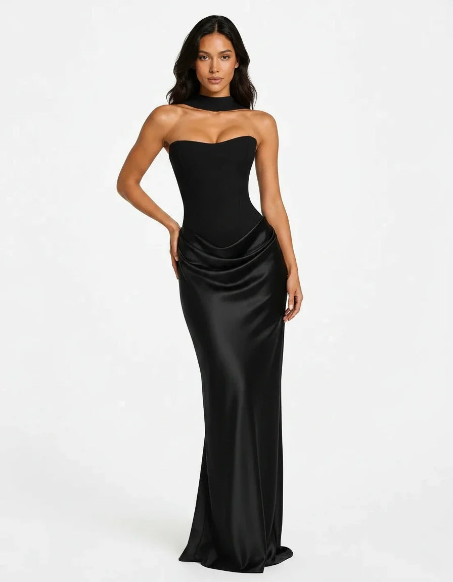 Vespera — The Corset Lace Satin Gown