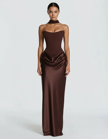 Vespera — The Corset Lace Satin Gown