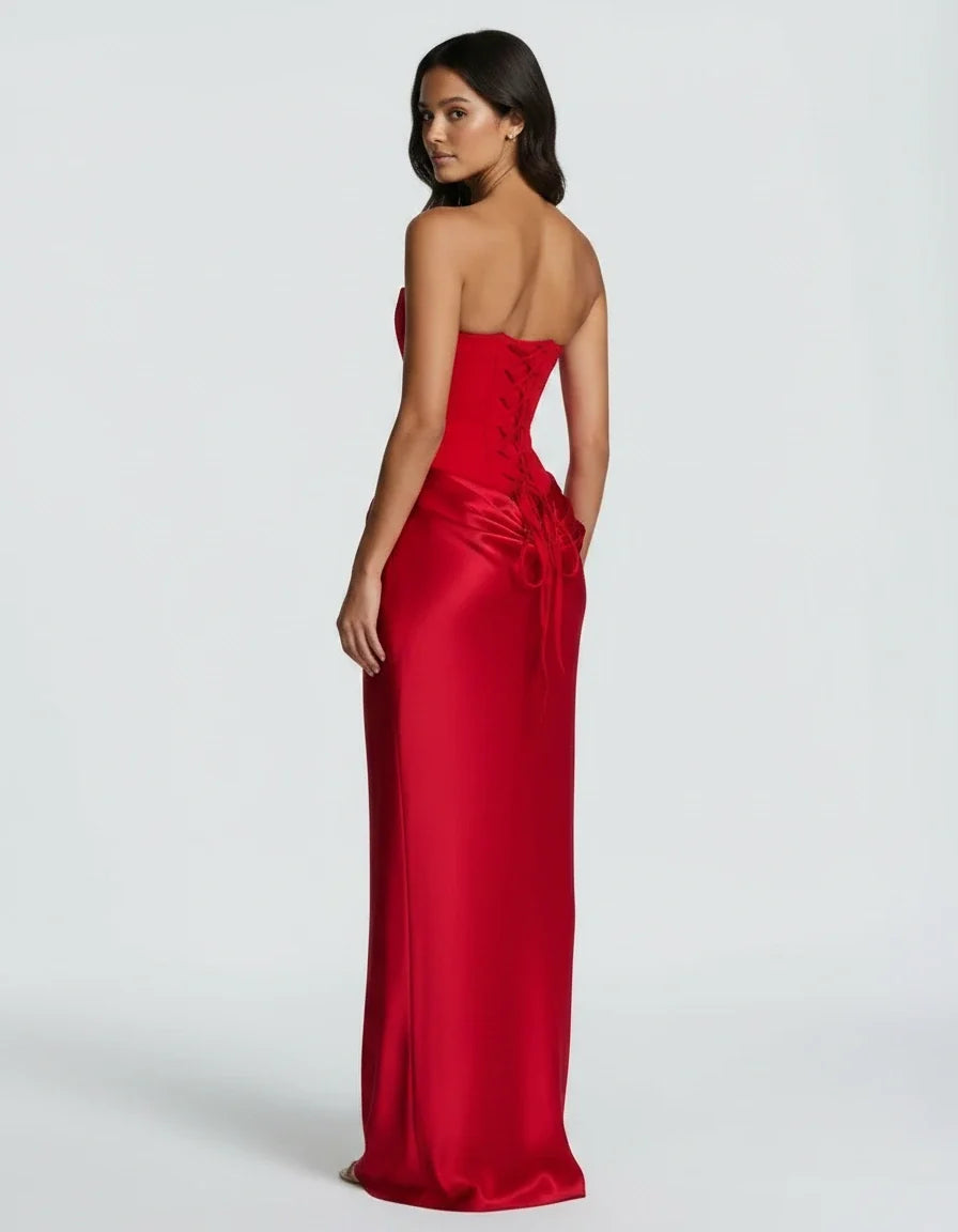 Vespera — The Corset Lace Satin Gown