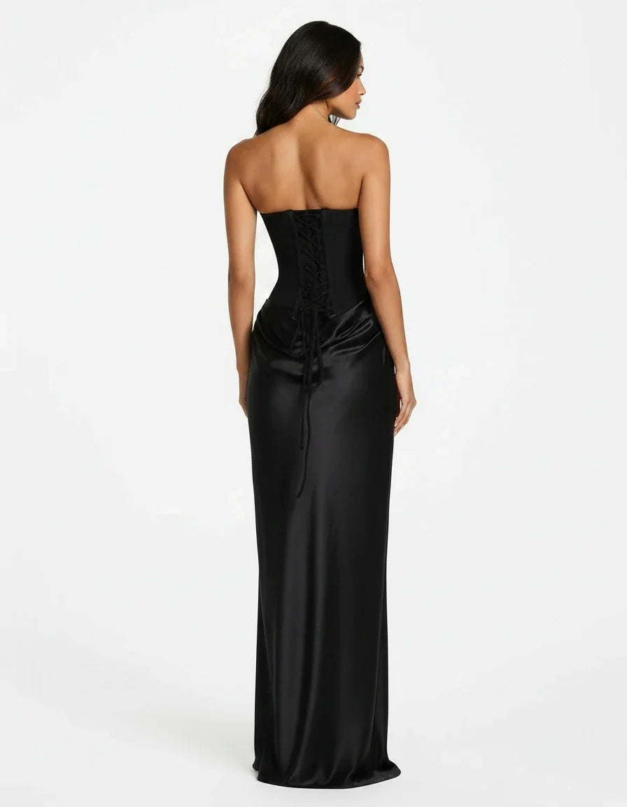 Vespera — The Corset Lace Satin Gown
