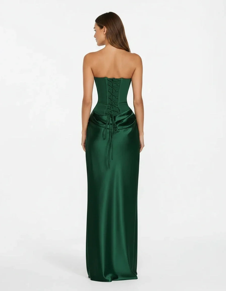 Vespera — The Corset Lace Satin Gown