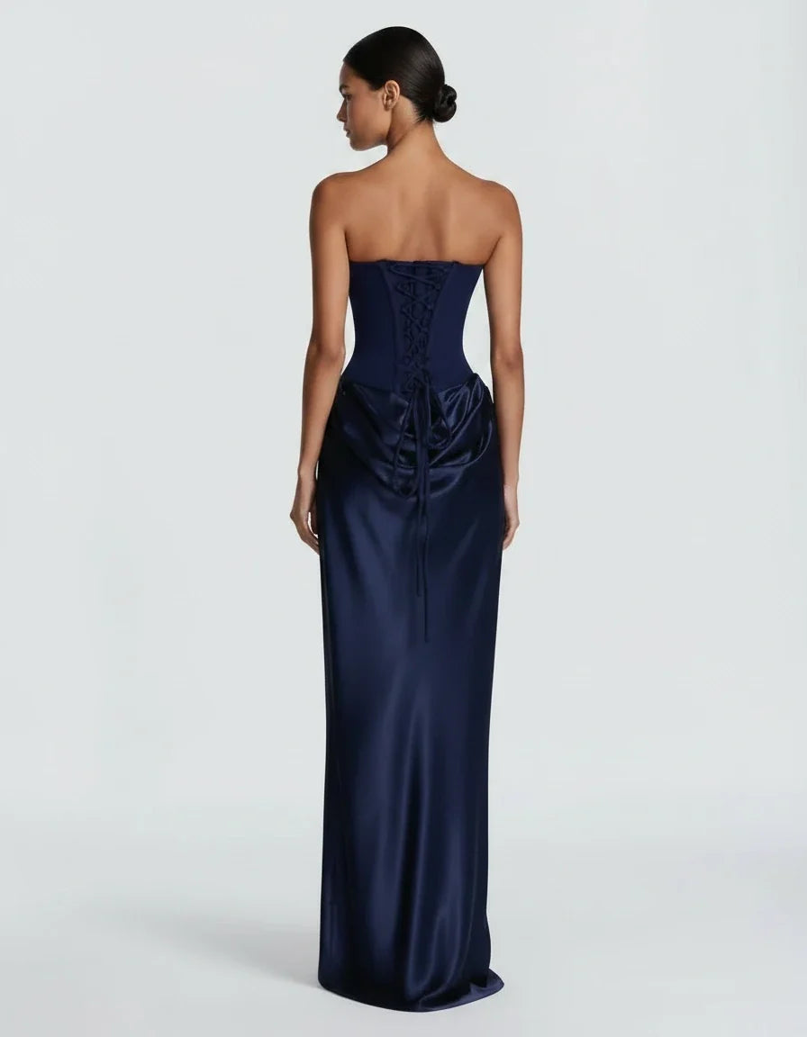 Vespera — The Corset Lace Satin Gown