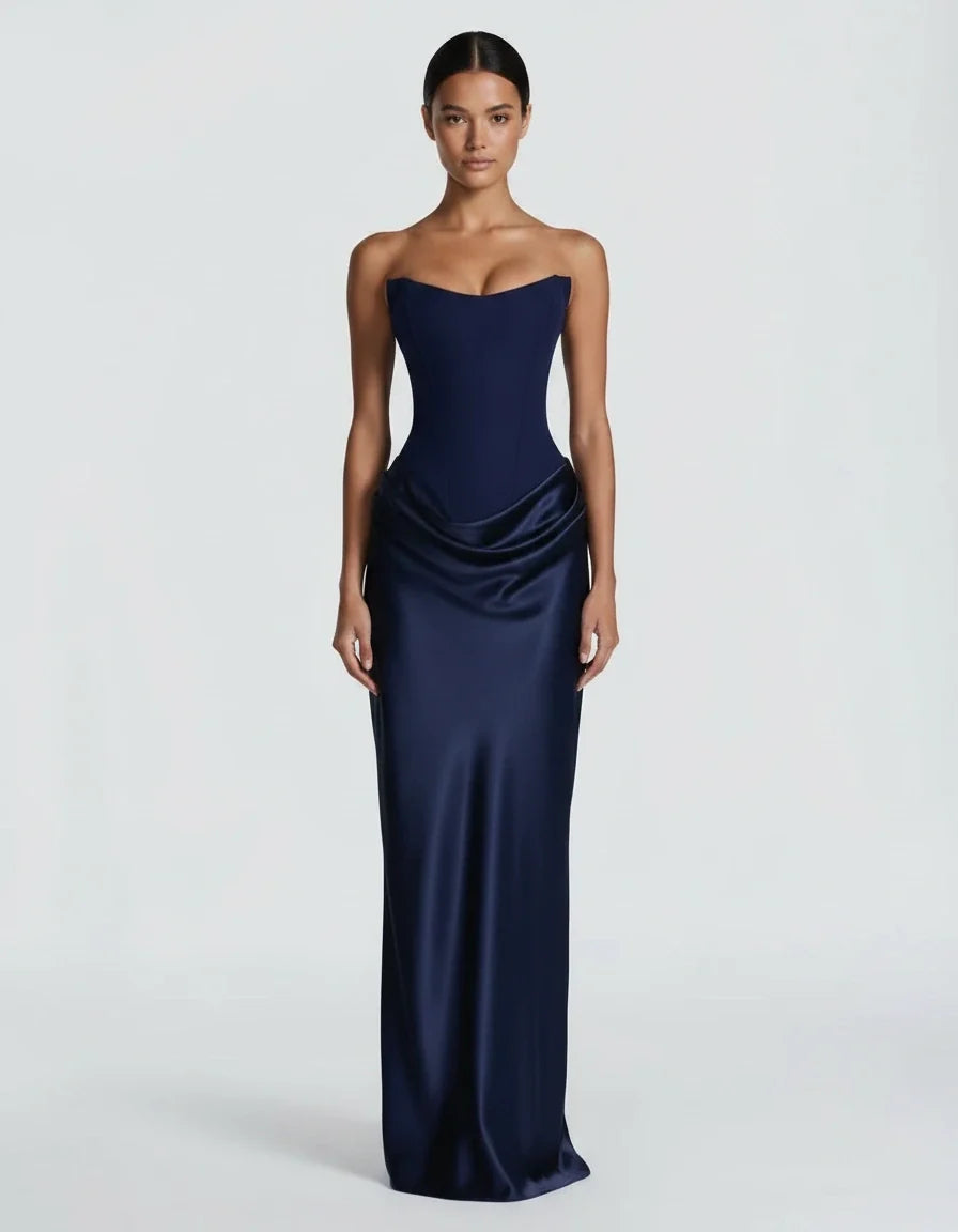 Vespera — The Corset Lace Satin Gown