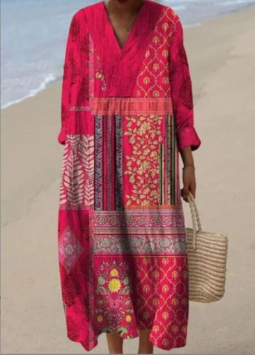 Adeline™ | Summer Breeze Printed Dress