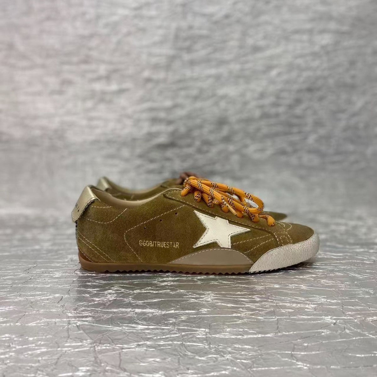 Golden Goose 26s True-Star Sneakers Tobacco Brown Leather Suede
