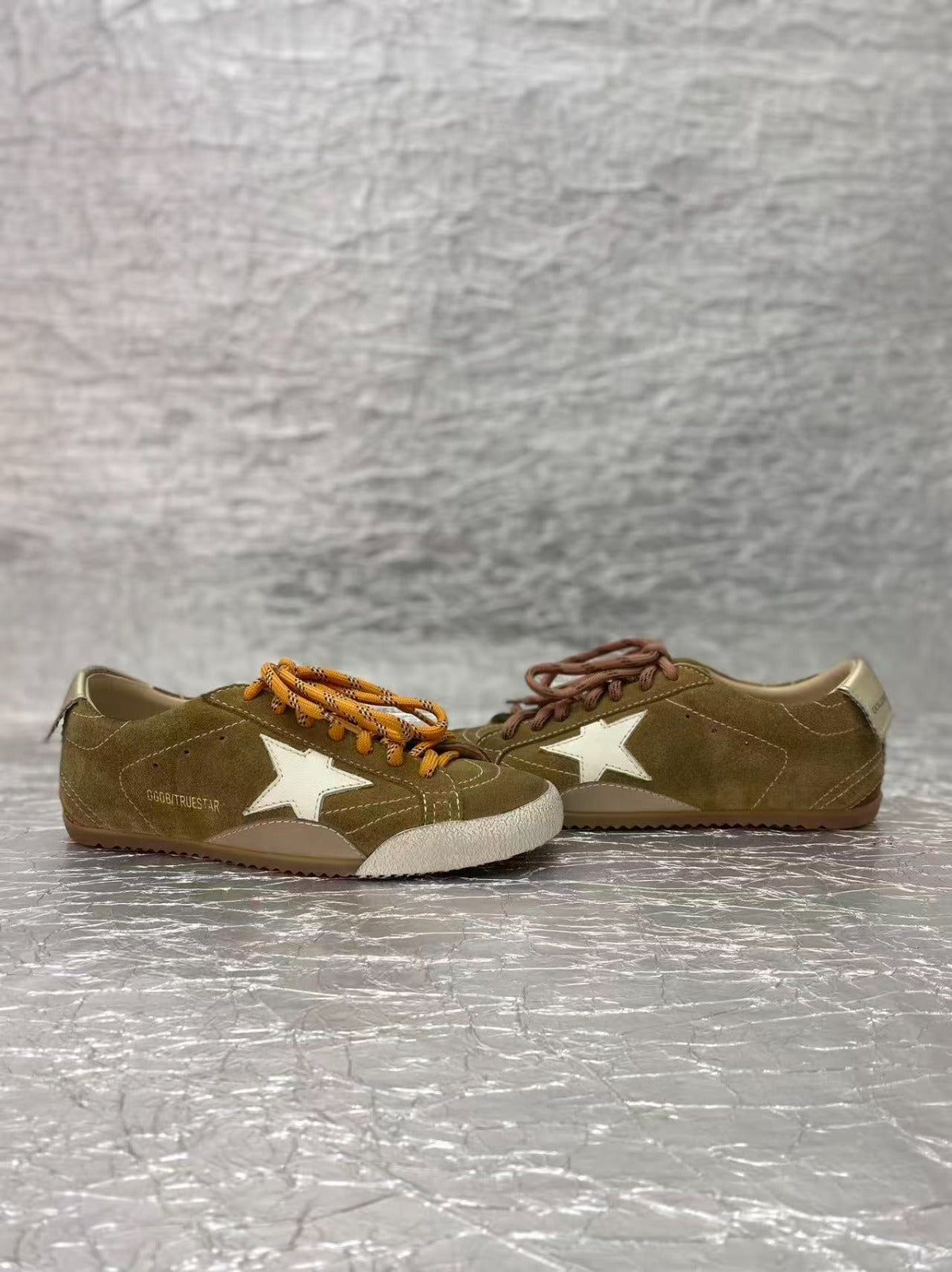 Golden Goose 26s True-Star Sneakers Tobacco Brown Leather Suede