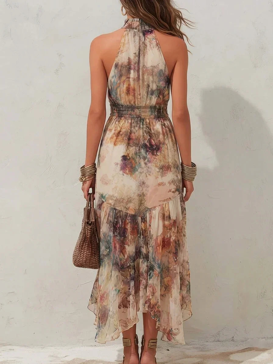 Adelaide | Vintage Floral Soft Midi Dress