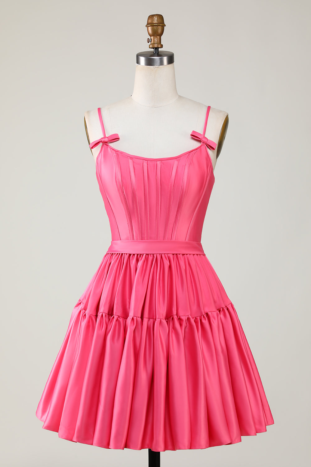 Trendy Black A-Line Spaghetti Straps Short Homecoming Dress