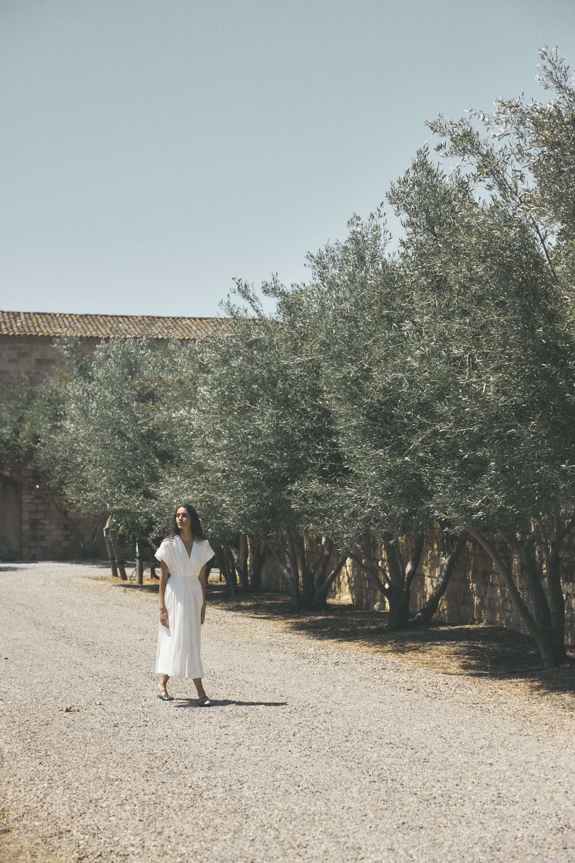 Yvette Cotton V-Neck Dress