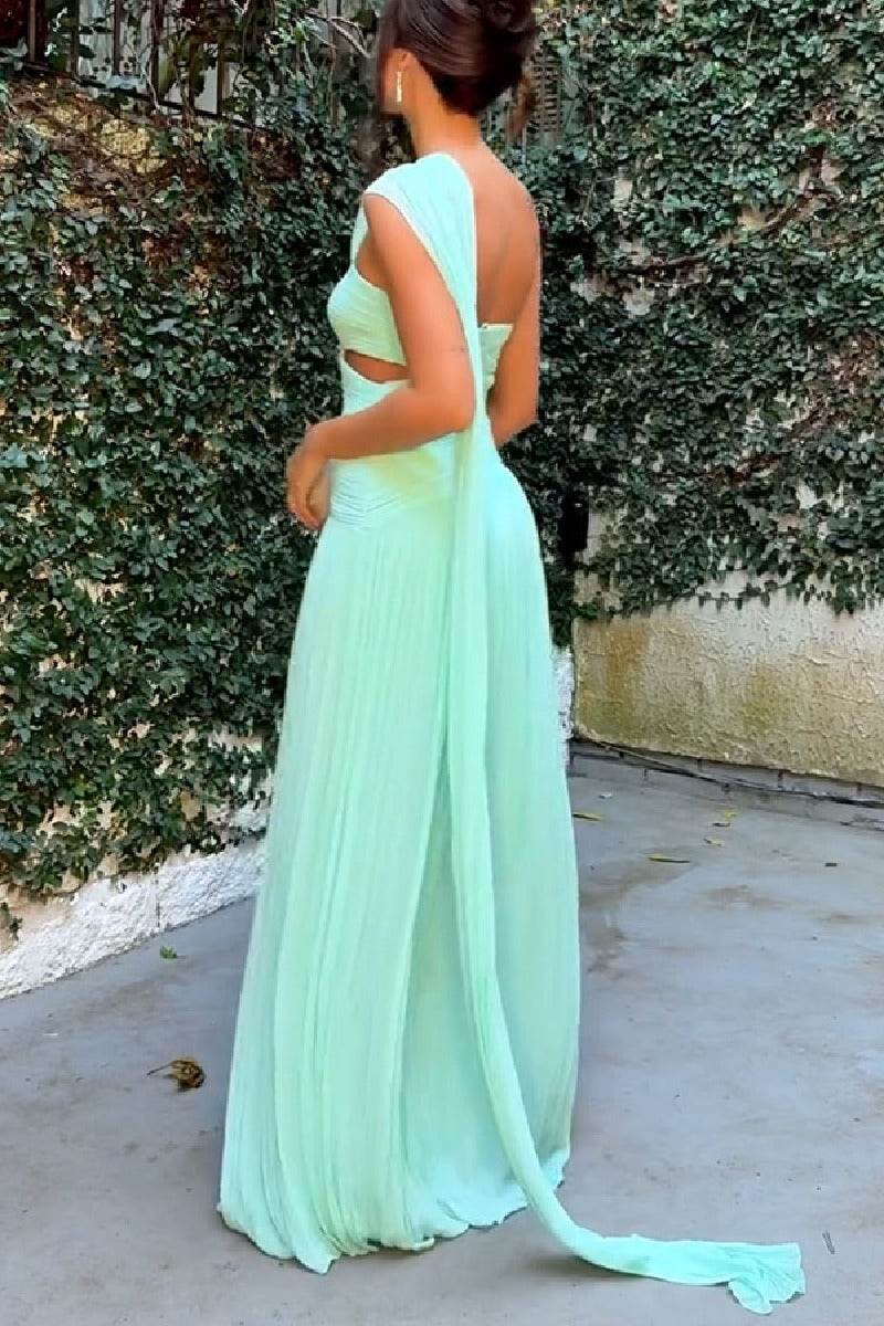Sheath-Column Maxi Chiffon Formal Evening Dresses 930801984346