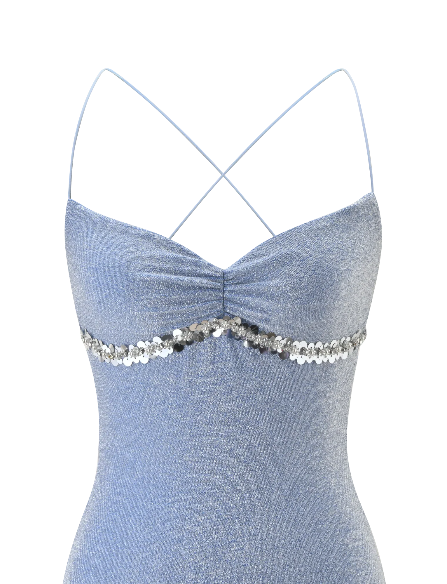 ALIA MINI DRESS - BLUE