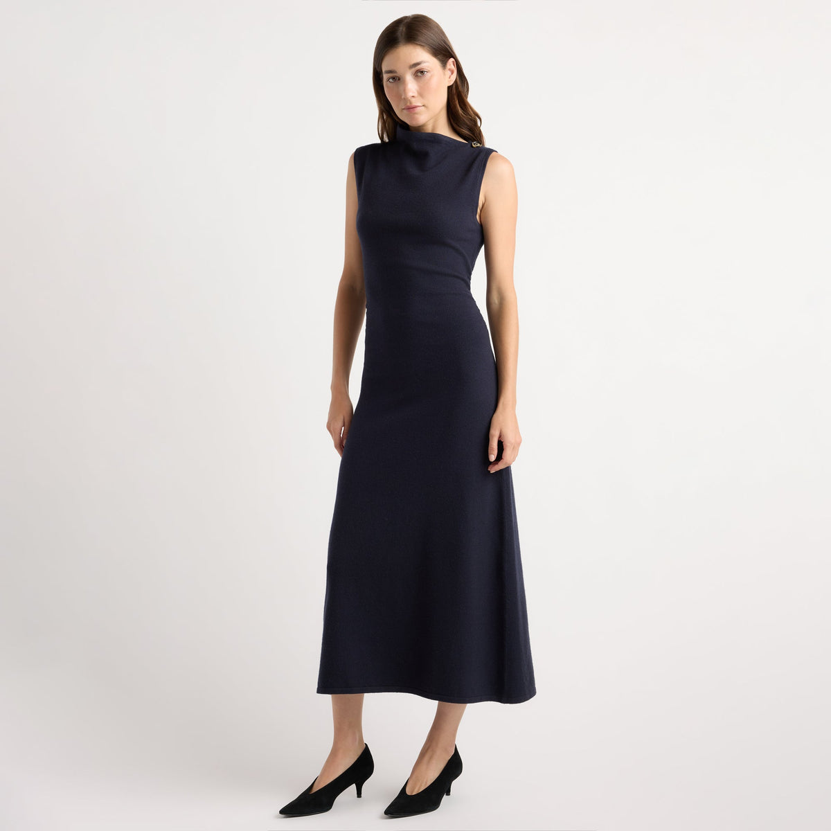 Abel Asymmetric-Neck Dress