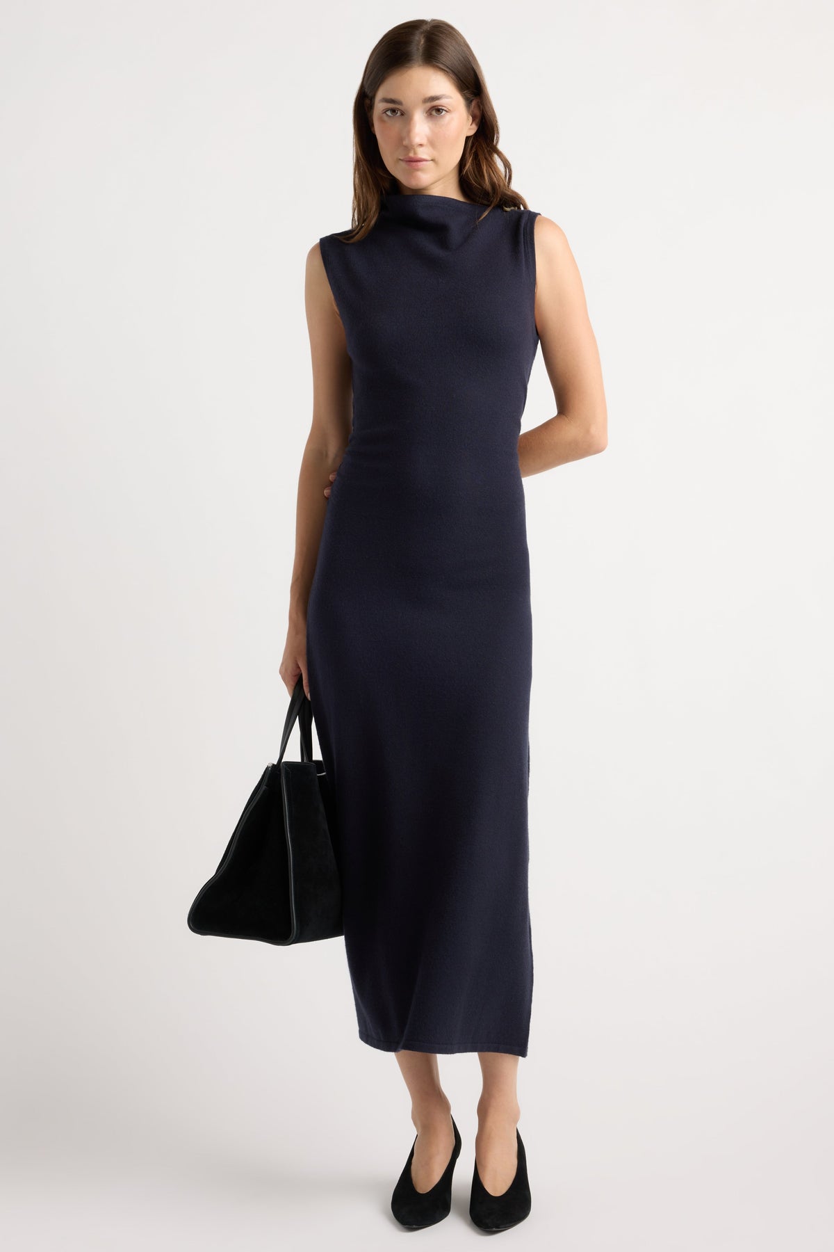 Abel Asymmetric-Neck Dress