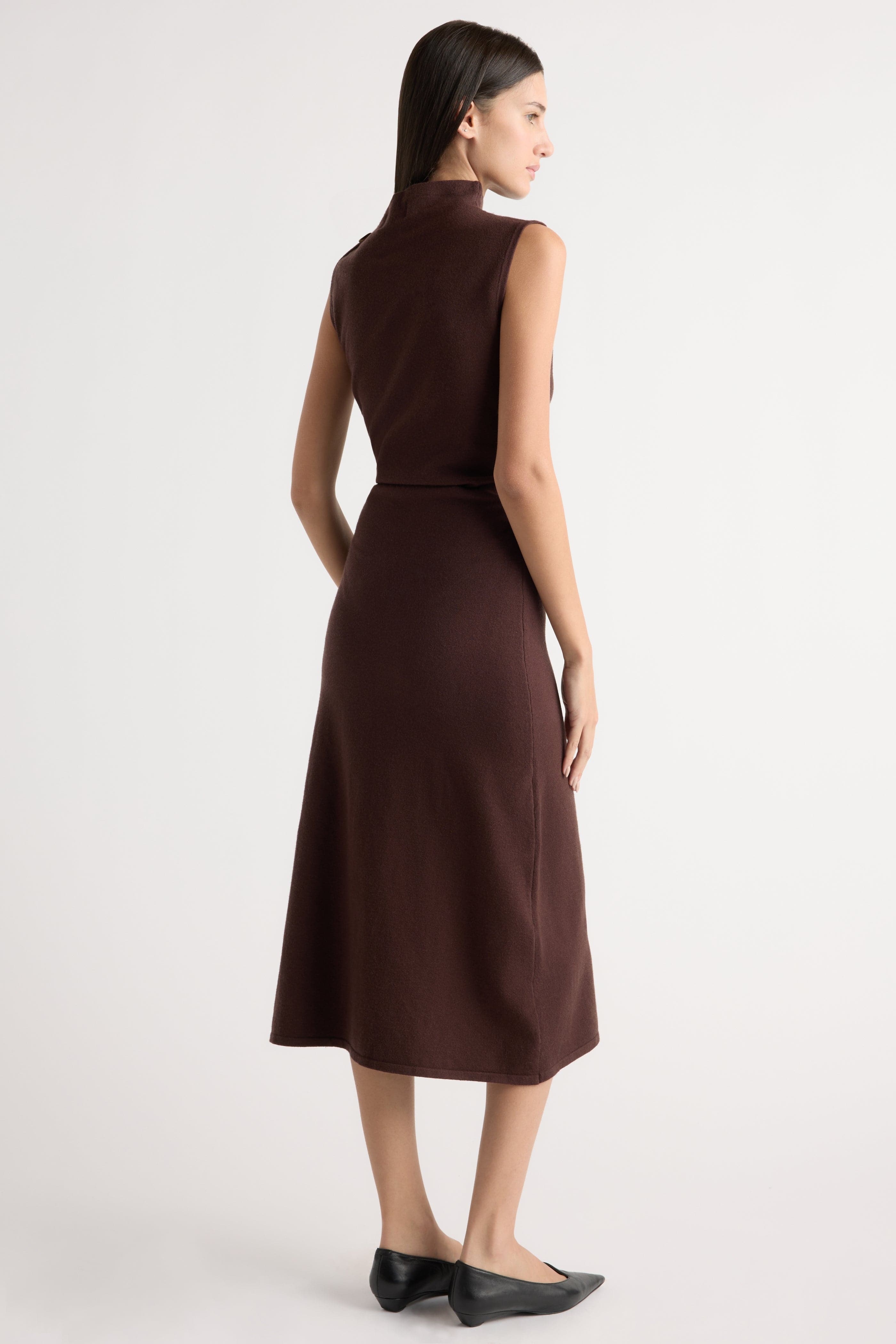 Abel Asymmetric-Neck Dress
